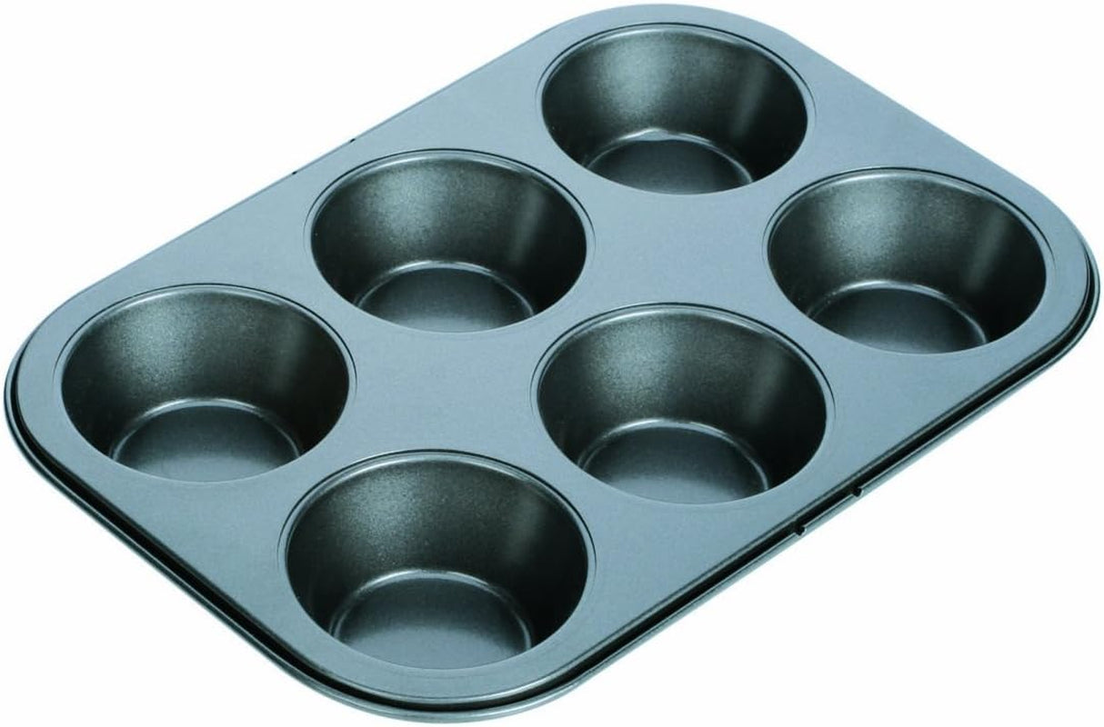 Backform, Schwarz, 26.5 X 18 X 3 Cm Molds and trays for baking Naty Shop 6 Muffin