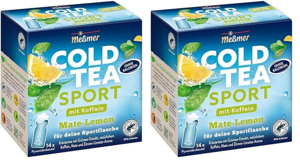 Meßmer Cold Tea Sommer-Beere | 14 pliculețe piramidale | Fără gluten | Fără lactoză | Vegan