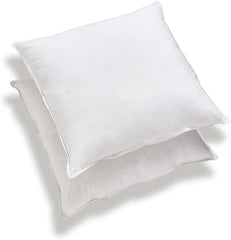 Bleu Câlin Set de 2 perne dreptunghiulare anti-acarieni, anti-bacterii, confort pufos, T 60X60 Cm, 100% bumbac, sortiment igienă perfectă Perne standard Naty Shop