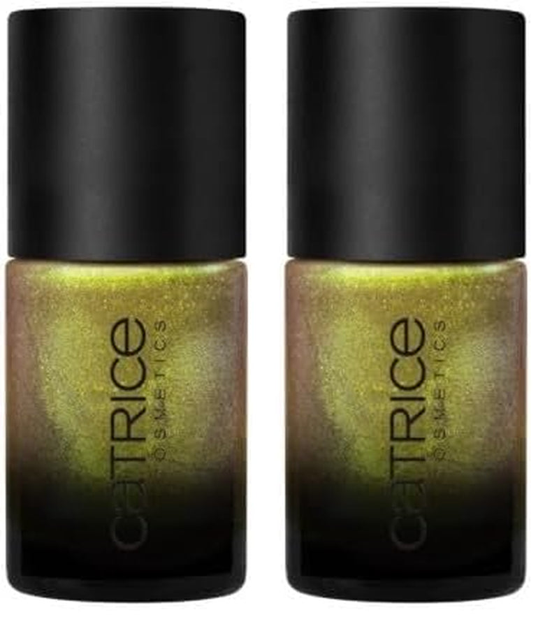 Nail polish Catrice MYSTIC FOREST, no. C03, Green, Long Lasting, Highly Pigmented, Glowing, Vegan, Microplastic Free, Preservative Free, Fragrance Free, 2 Pack (10ml)