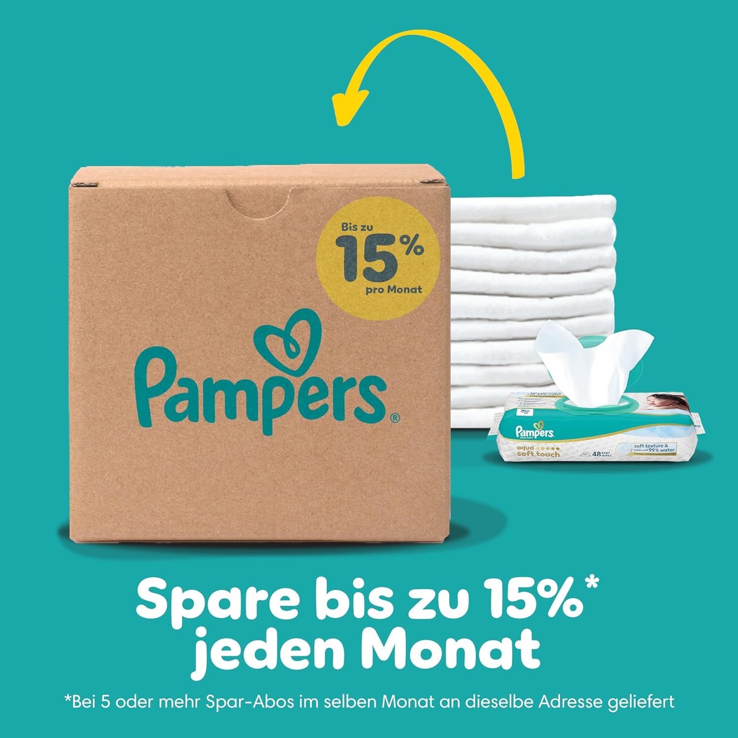 Pampers Baby-Dry Diapers Size 5, 174 Diapers, 11kg - 16kg, Up to 100% Leakage Protection and All Night Comfort