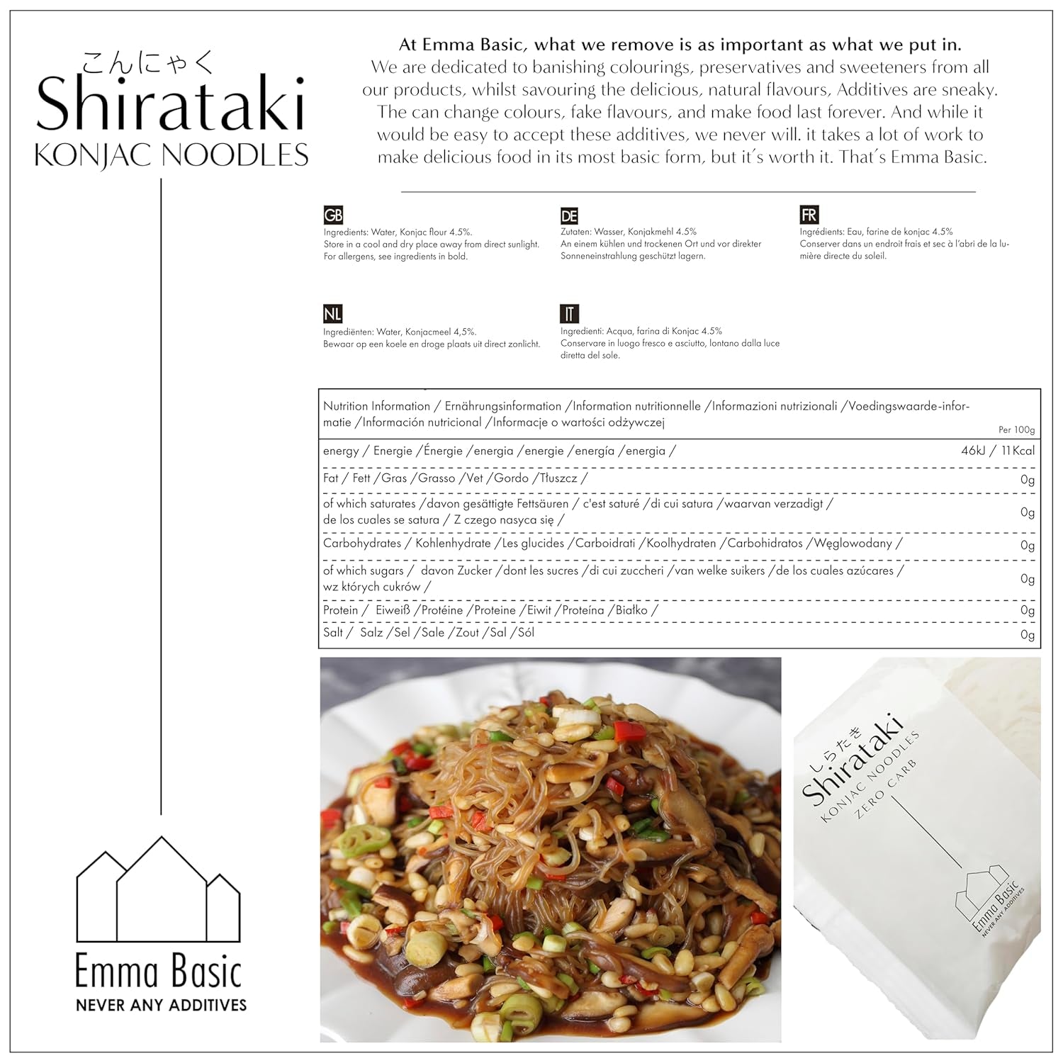 - Shirataki Konjac Noodles 12x270g | Vegan | Gluten free