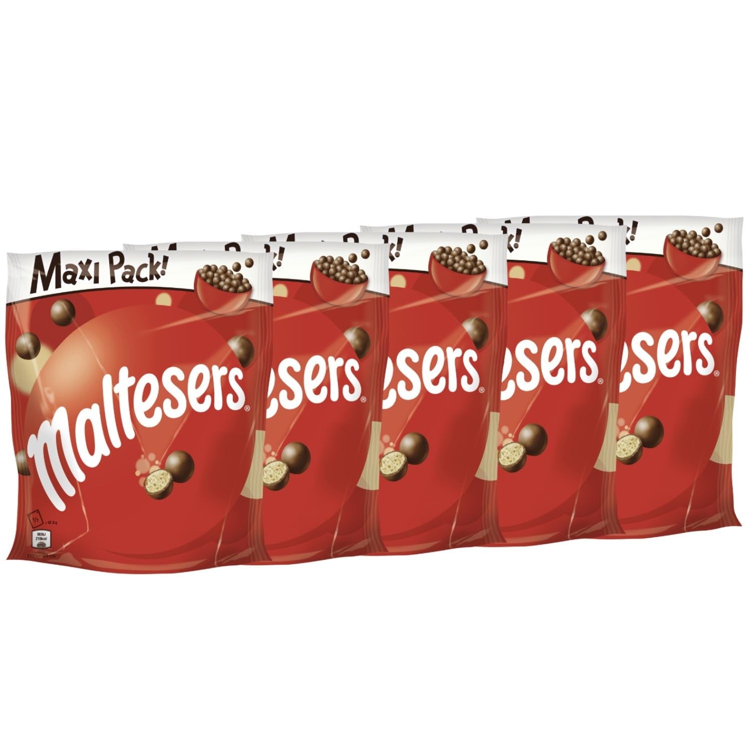 Maltesers, chocolate balls with a crunchy and light center, airy, chocolate snack, 1 pack (1 x 300g)