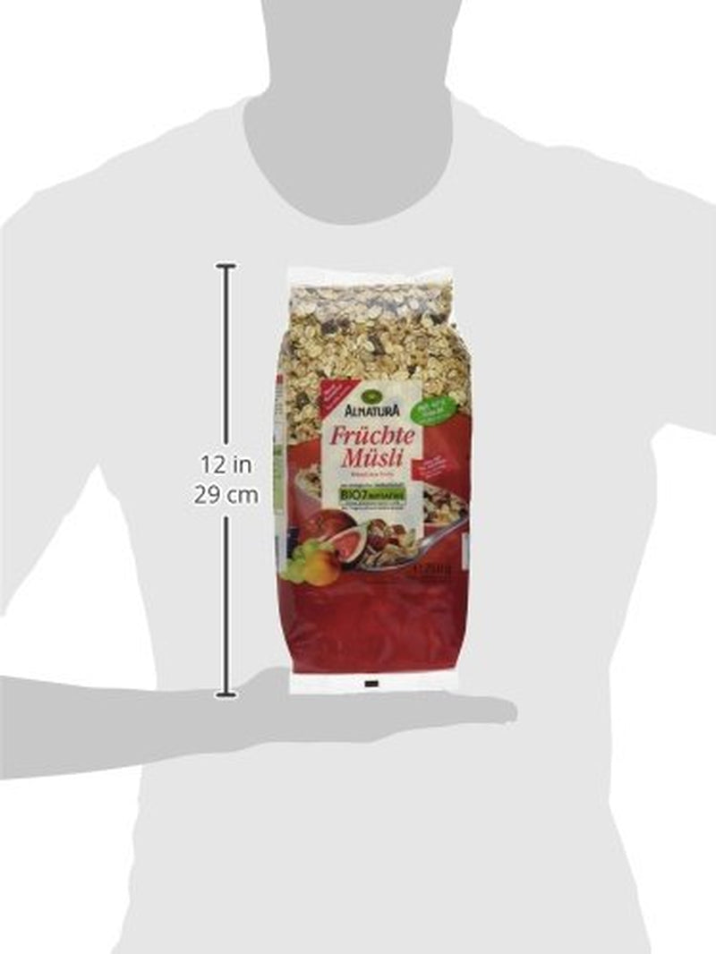 Muesli with organic fruits, 750g