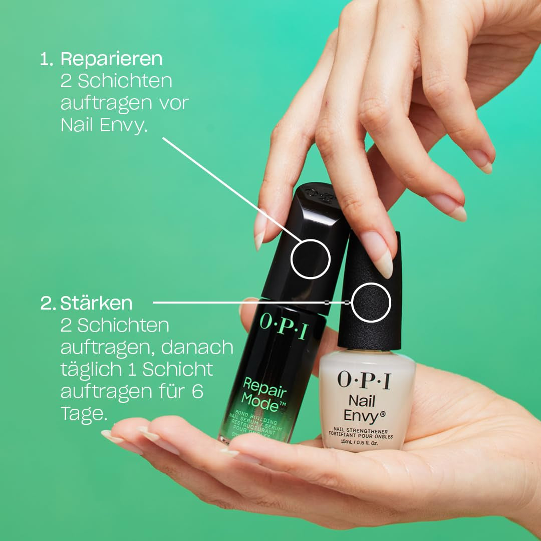 OPI Repair Mode – vegan serum for the care of damaged nails – Nail Bonding serum repairs the keratin structure of the nails from the inside – for strong and resistant nails in 6 days