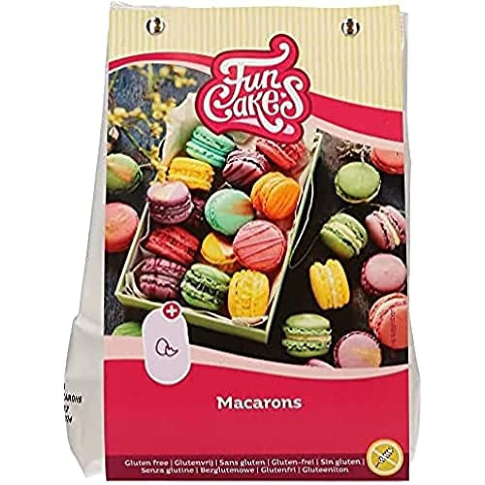 Funcakes Mix Für Macarons, Glutenfrei: Einfach Zu Berübenen, Perfekt Hausgemachte Macarons, Köstlicher Mandelgeschmack, Halal-Zertifiziert, 300G Mix for baking and cooking Naty Shop Default Title