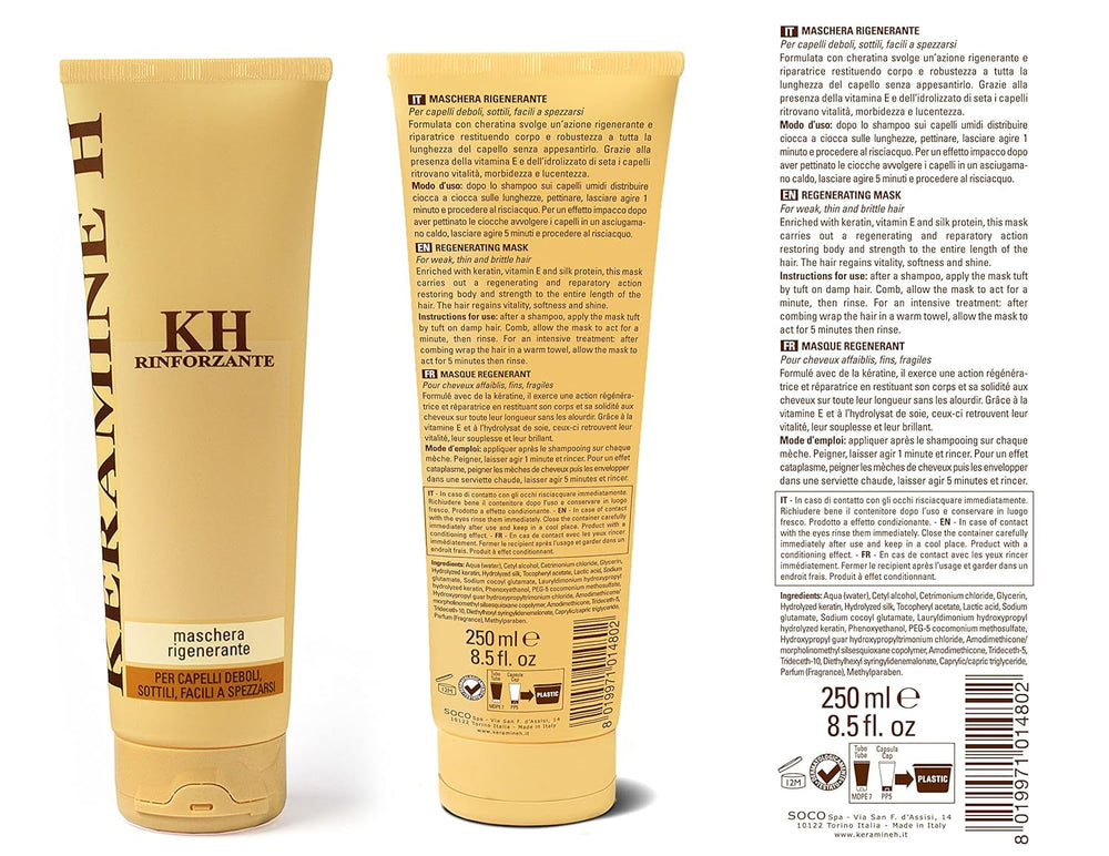 Mască regenerantă - 250 ml, 21 Masca de par Naty Shop