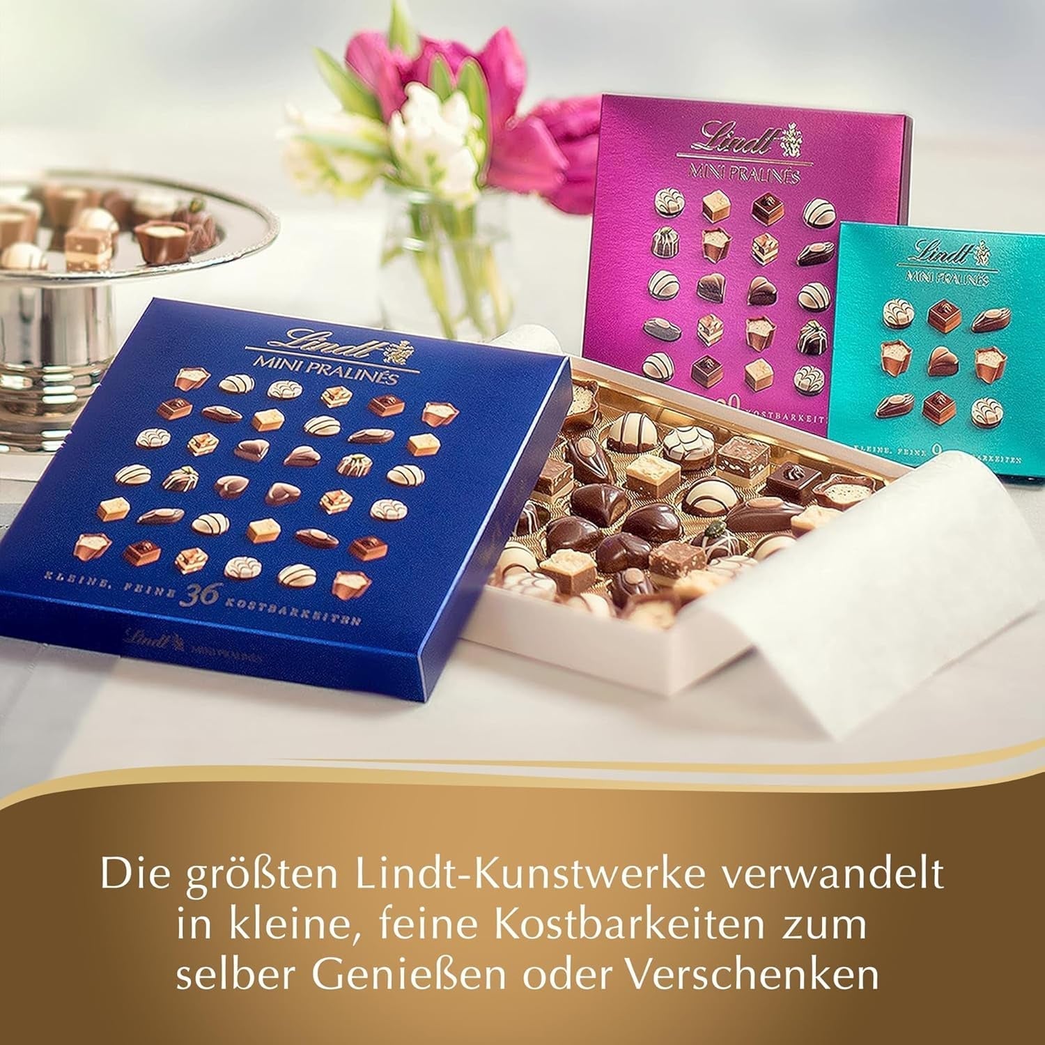 Lindt Schokolade - Mini Pralinés Bomboane de Ciocolata Naty Shop
