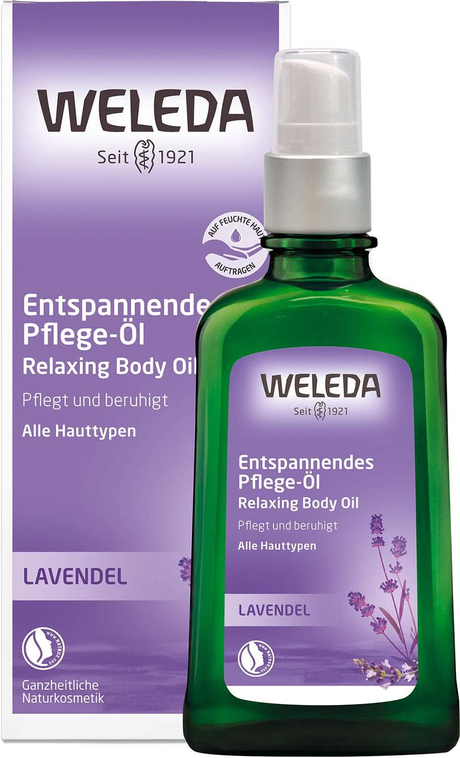 WELEDA Organic Lavender Body Oil, 100 ml Cosmetics and Beauty Naty Shop