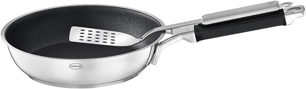 Tigaie RÖSLE SILENCE PRO, tigaie cu strat antiaderent premium Proresist rezistent la zgârieturi, mâner din silicon, inducție Oale si Tigai Naty Shop