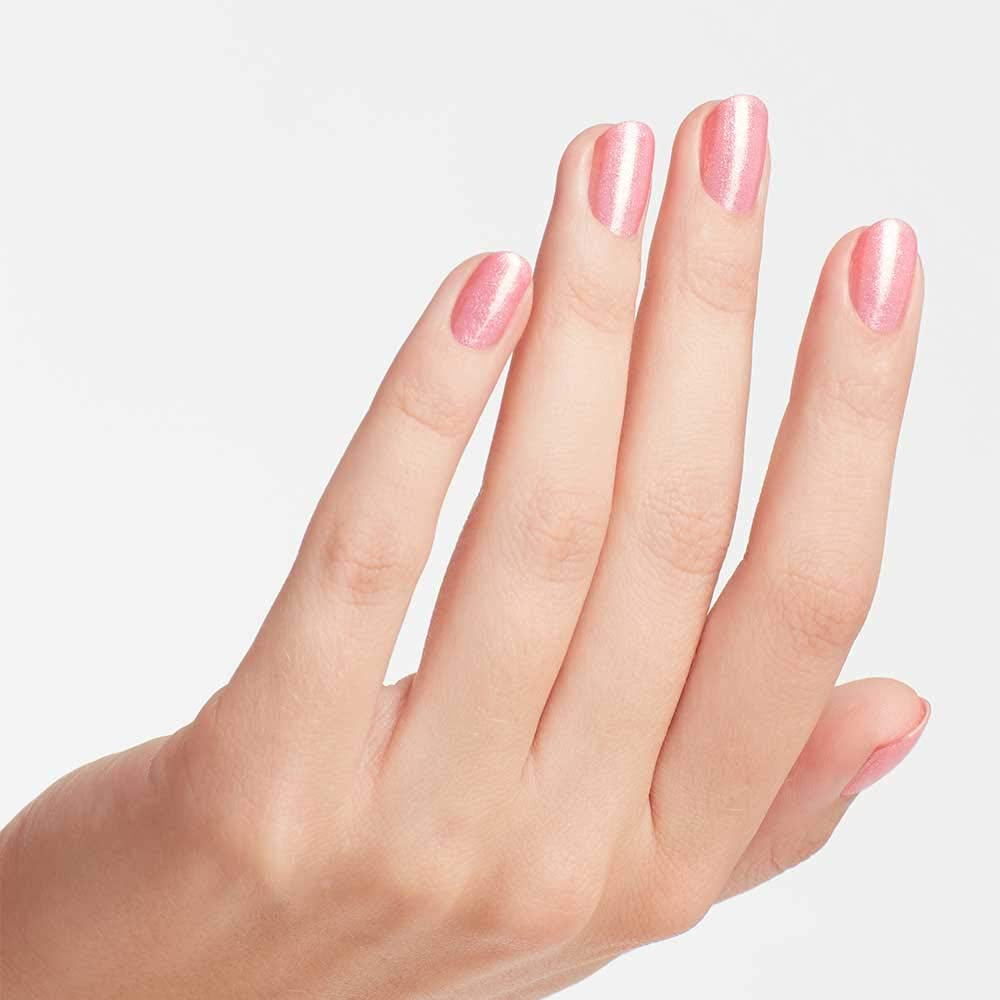 OPI Nail Lacquer Pink Shades – Oja cu uscare rapidă, rezistentă la ciobire și de lungă durată – durează până la 7 zile – cu pensulă ProWide extra-lată