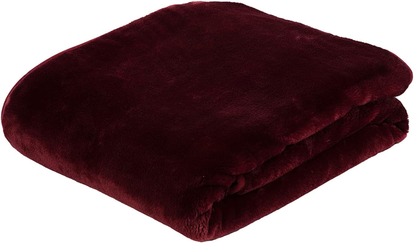 Gözze - Comfortable Blanket Premium Cashmere-Feeling, 500 G/M², 180 X 220 Cm - mustard Beds and Blankets Besuche den GÃ¶zze-Store Bordeaux 180 X 220 Cm