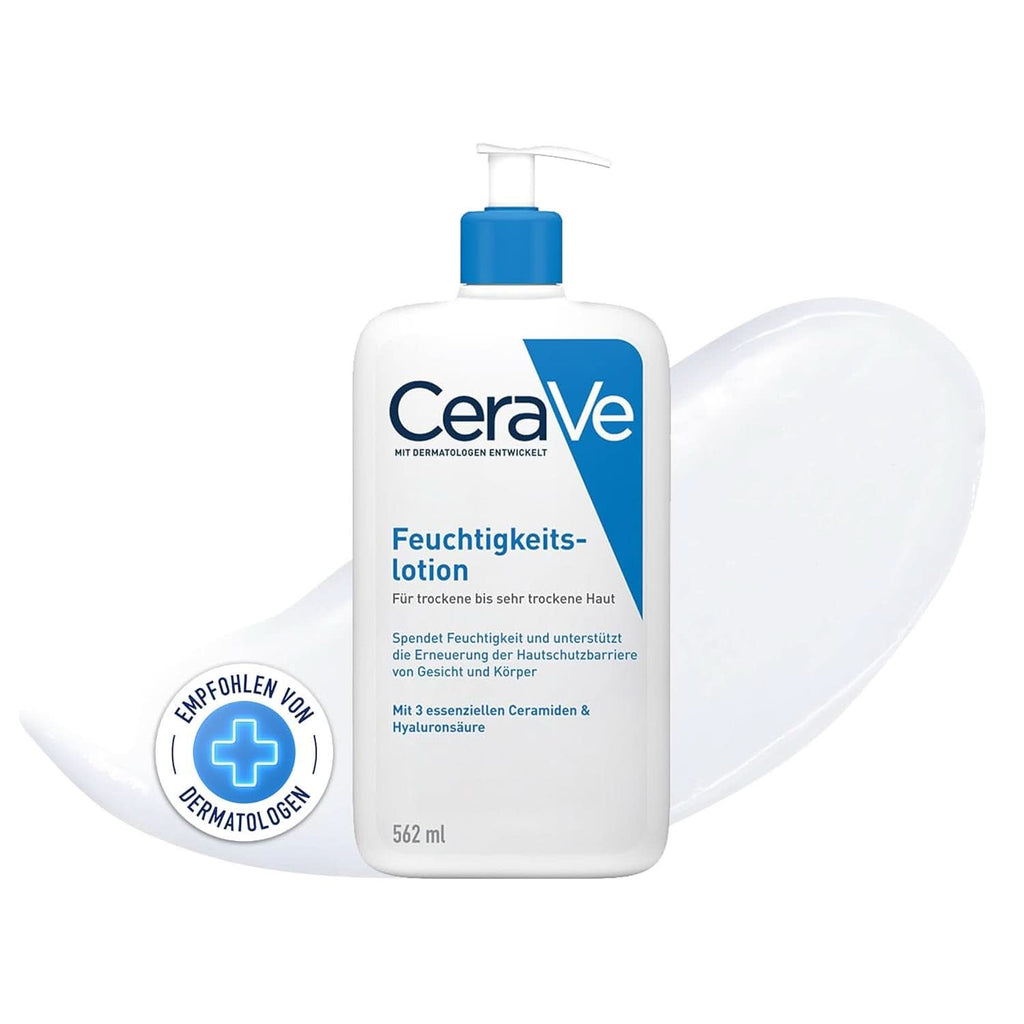 Cerave, Cremă hidratantă pentru corp și față pentru pielea uscată, cu hialuron și 3 ceramide esențiale, 454 g Cosmetice si Infrumusetare Naty Shop 562 ml