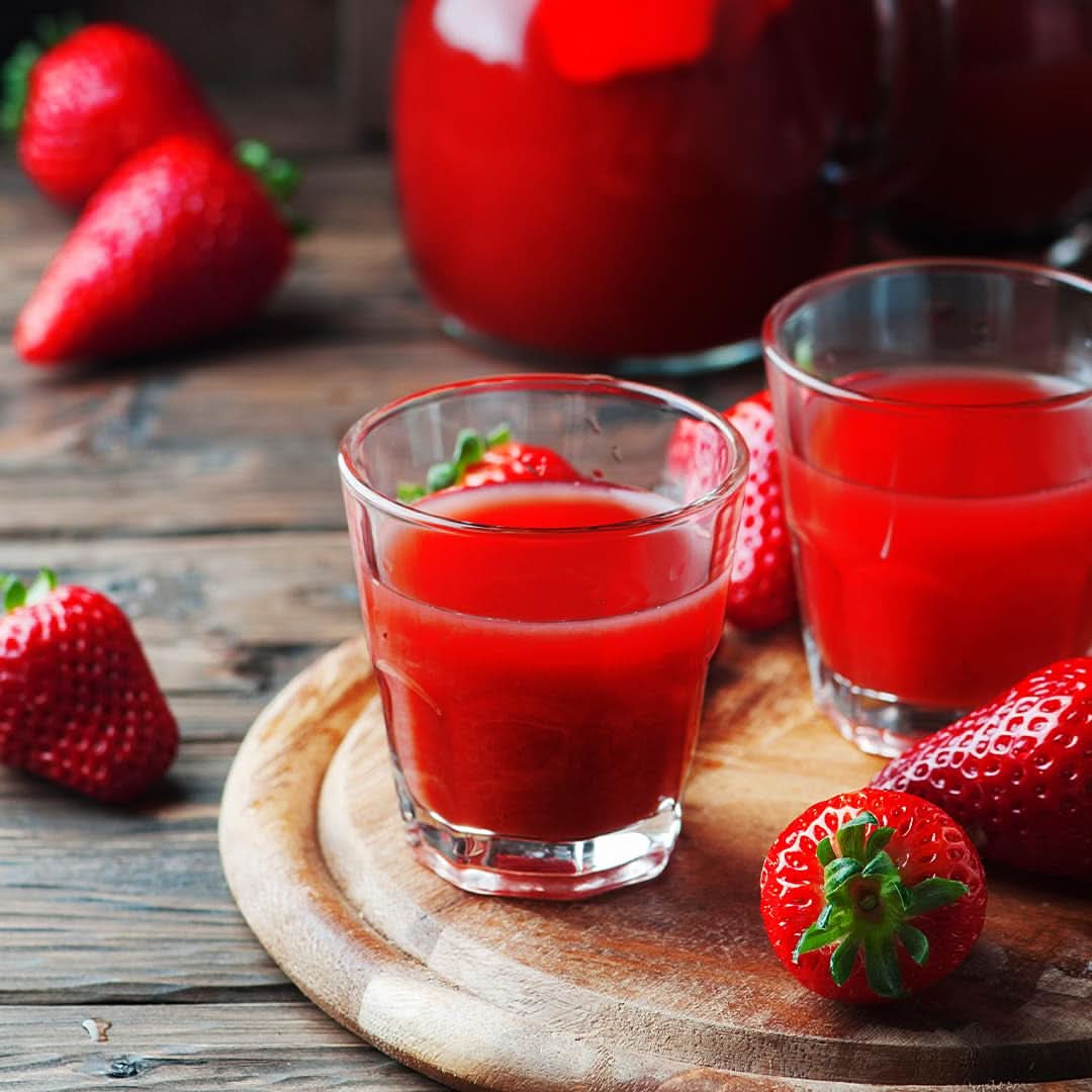 Rauch Happy Day Strawberry | Intense strawberry flavor | Refined with apples and lemon | 6X 1 liter, Tetra Prisma Alcohol-free drinks Naty Shop