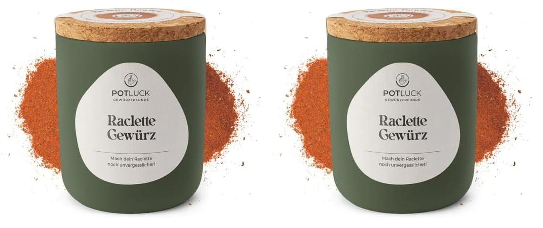 Potluck | Raclette Gewürz | Würzmischung im Keramiktopf | 70g | Vegan, gluten-free and with natural ingredients