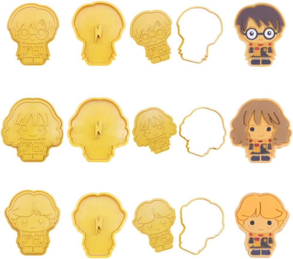 Forme de biscuiți și fondant Harry Potter, Harry, Ron și Hermione