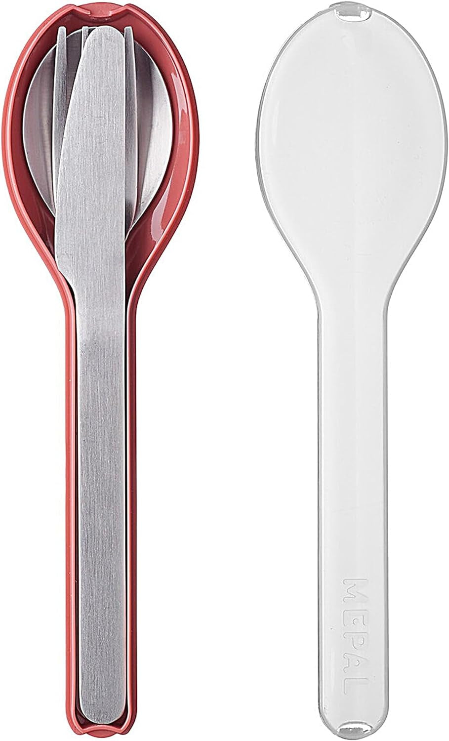 Mepal - Set tacâmuri 3 piese Ellipse, pentru călătorii Bucatarie Naty Shop Vivid Mauve