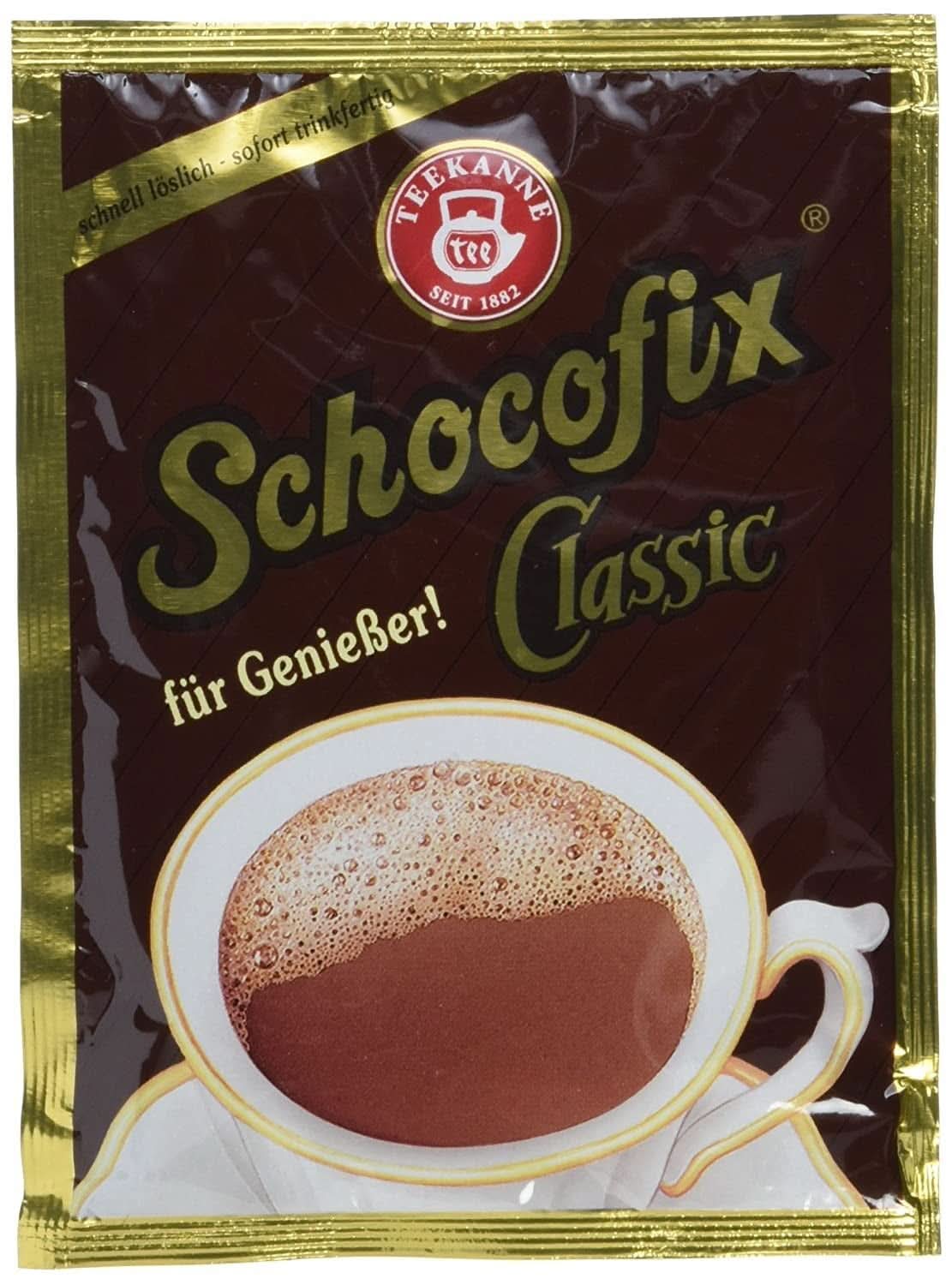 Teekanne Schocofix drinking chocolate, package of 50 x 25 grams Cocoa and Hot Chocolate Naty Shop