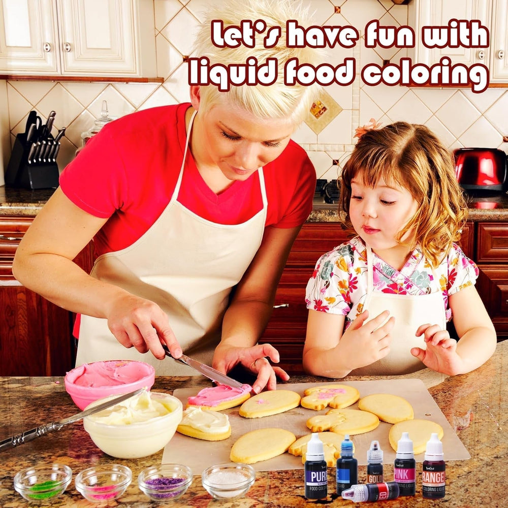 Colorant alimentar - Colorant alimentar lichid foarte concentrat pentru prăjituri, copt, ouă de Paște, băuturi - Colorant alimentar fără zahăr pentru fondant, glazură, slime, decorarea torturilor (Red Velvet, 236ml)