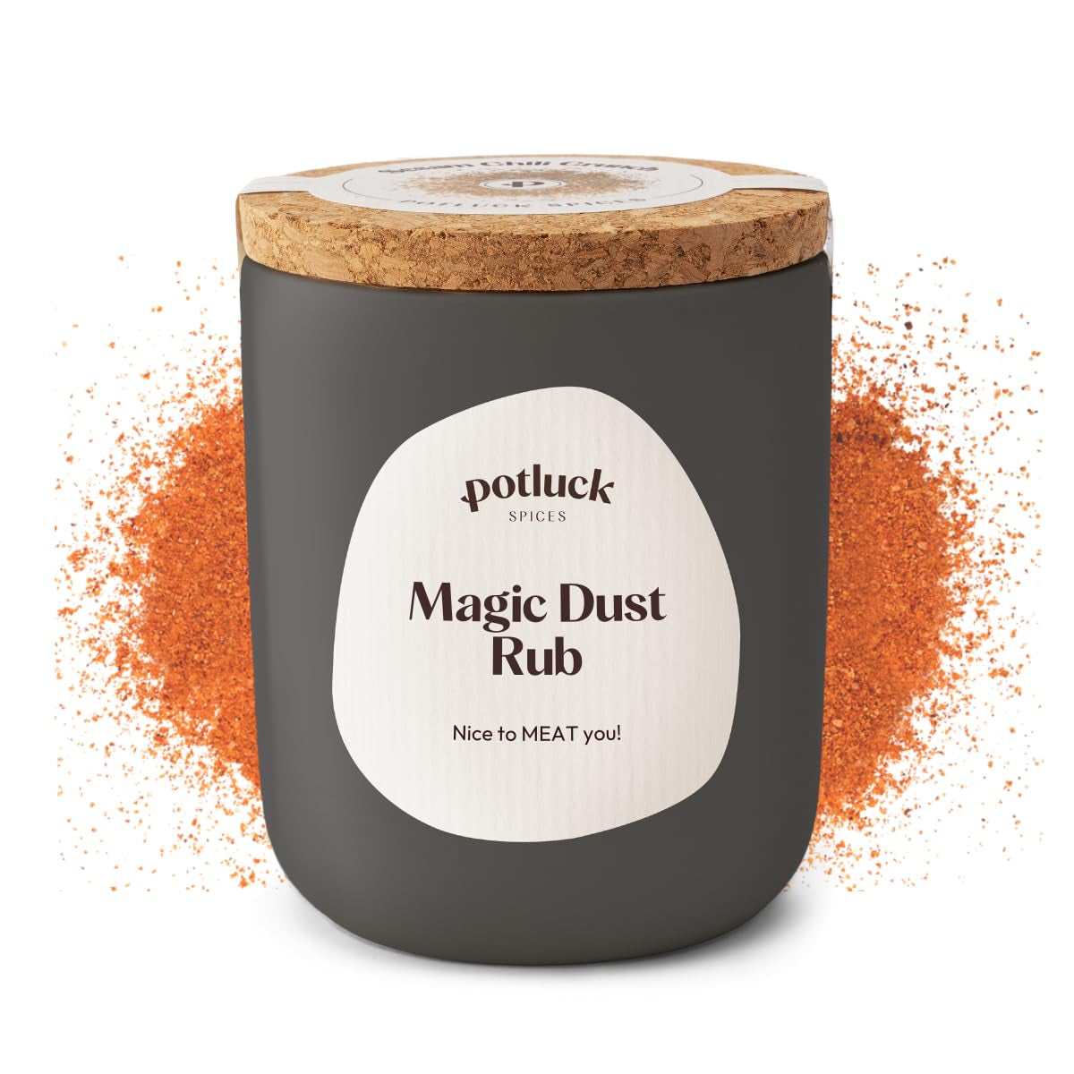 Potluck | Spice Burger | Würzmischung im Keramiktopf | 100g | Vegan, gluten-free and with natural ingredients