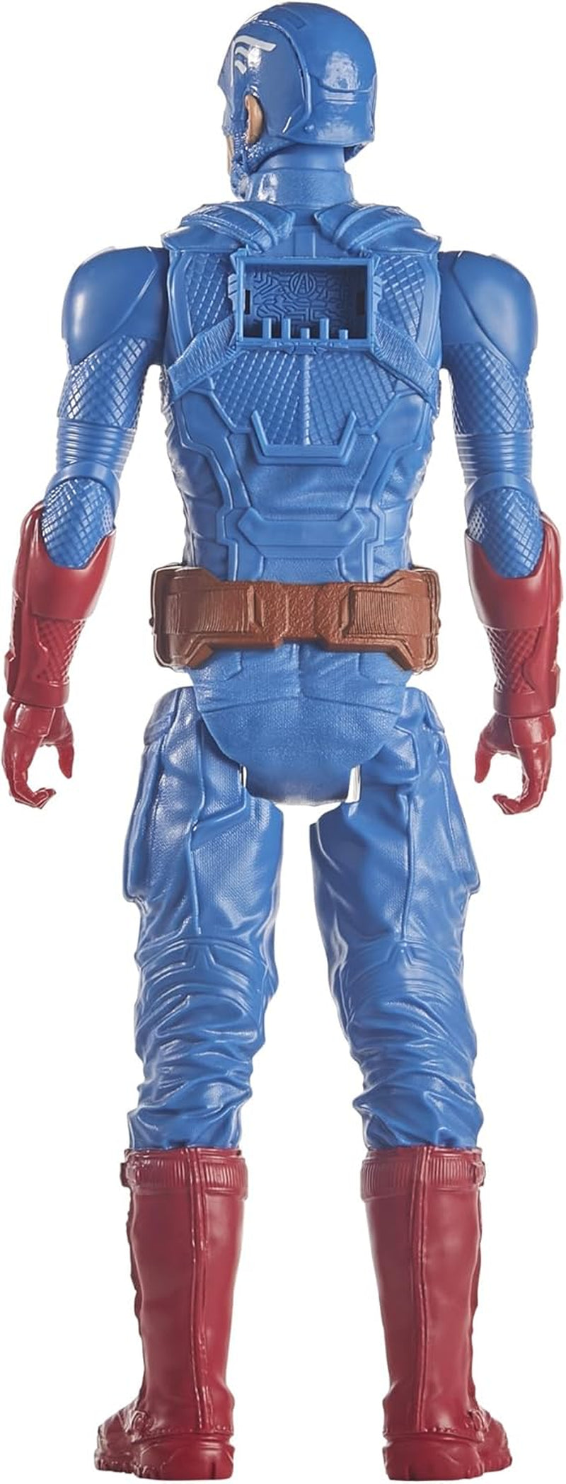 Marvel Avengers Titan Hero Series Blast Gear Captain America Action Figure, jucărie mare de 30 cm, pentru copii cu vârsta peste 4 ani, albastru Action figures Naty Shop