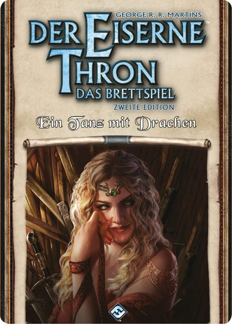 Fantasy Flight Games, Throne of Iron: The Board Game 2nd Edition - Mother of Dragons, Expansion, Expert Game, Strategy Game, 3-8 Players, Ages 14+, 180 minutes, German