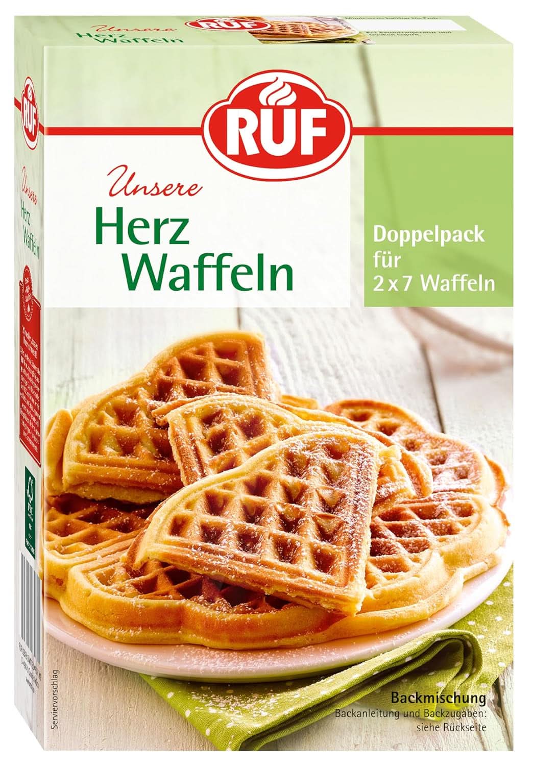 RUF Classic Pancakes, baking mix for American-style fluffy pancakes, 540 grams Kitchen Naty Shop 500 grams Waffles