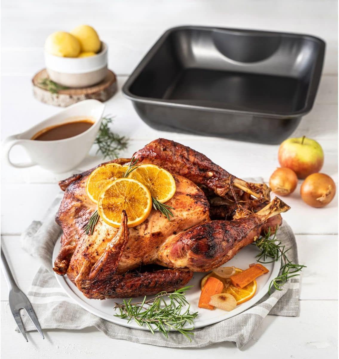 Zenker Xxl-Brat- Und Auslaufform (40 X 8 X 34 Cm) SPECIAL COOKING, Rechteckige Ofenform Mit Antihaftbebeschichtung, Backblech Für Krosse Braten & Saftige Aufläufe (Farbe: Schwarz), Menge: 1 Stück Matrite si tavi pentru copt Naty Shop