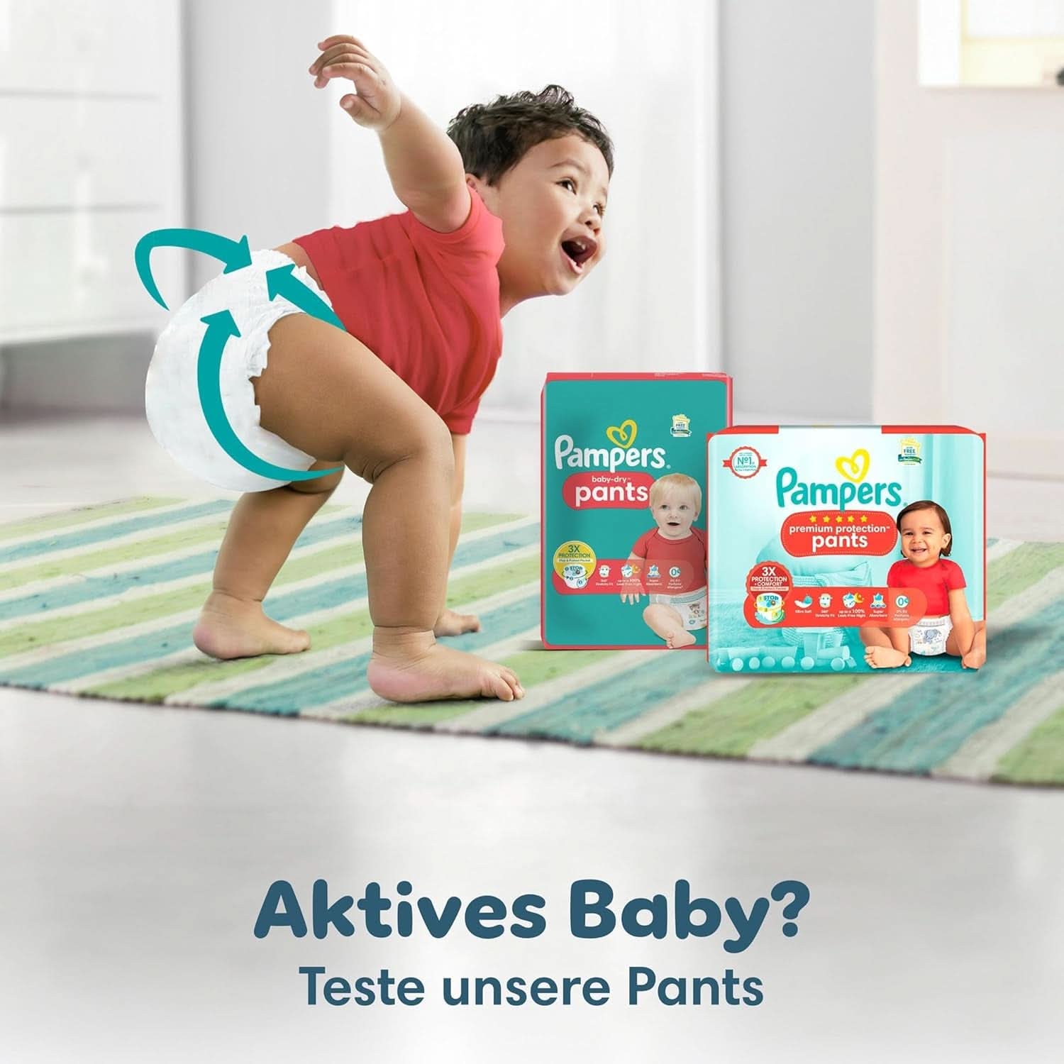 Pampers Baby Nappies mărimea 4, Premium Protection, Nappies, 174 buc. , 9Kg - 14Kg Mama si Copilul Naty Shop