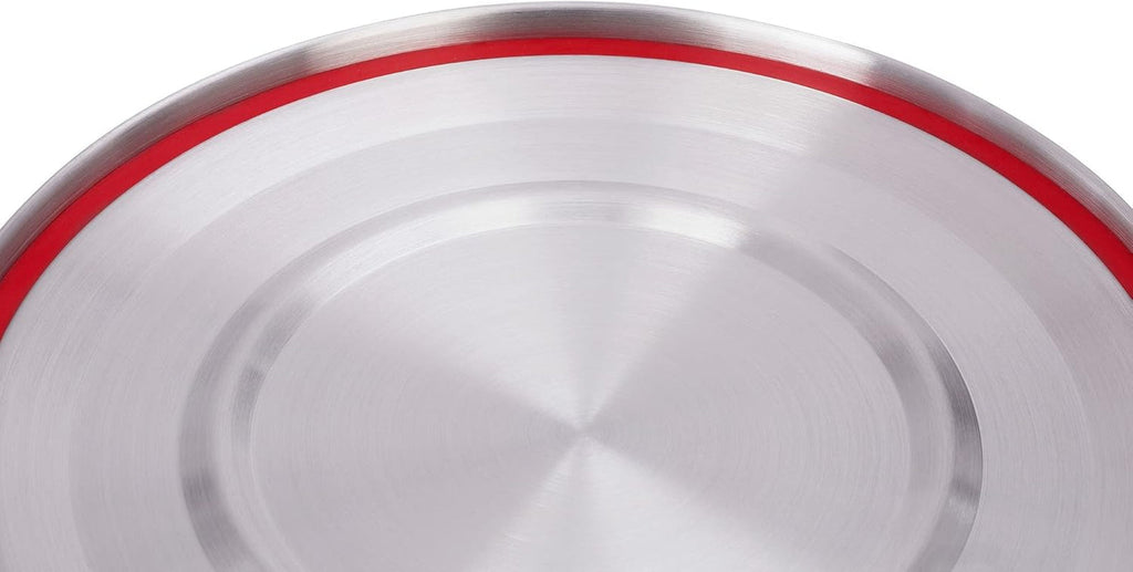 Tatonka Food Bowl - Recipient / bol pentru alimente din oțel inoxidabil - Cu capac, cleme de fixare și scalare a volumului - 0,5L / 0,75L / 1L volum Cutii depozitare alimente Naty Shop