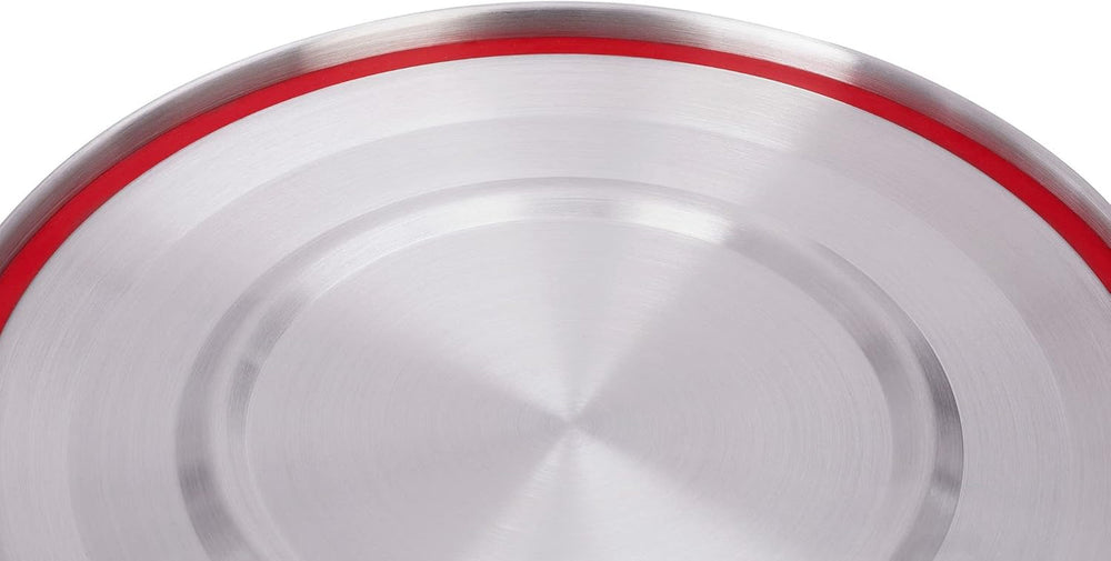 Tatonka Food Bowl - Recipient / bol pentru alimente din oțel inoxidabil - Cu capac, cleme de fixare și scalare a volumului - 0,5L / 0,75L / 1L volum Cutii depozitare alimente Naty Shop