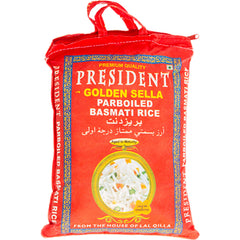 PRESIDENT - Golden Sella Basmati rice, pack of 20 (1 x 20 kg)