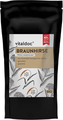 vitaldoc© | Organic brown millet, freshly sprouted 250g + 100g | Raw food | Gluten free | Vegan | Organic | Rich in natural silicon | Quality