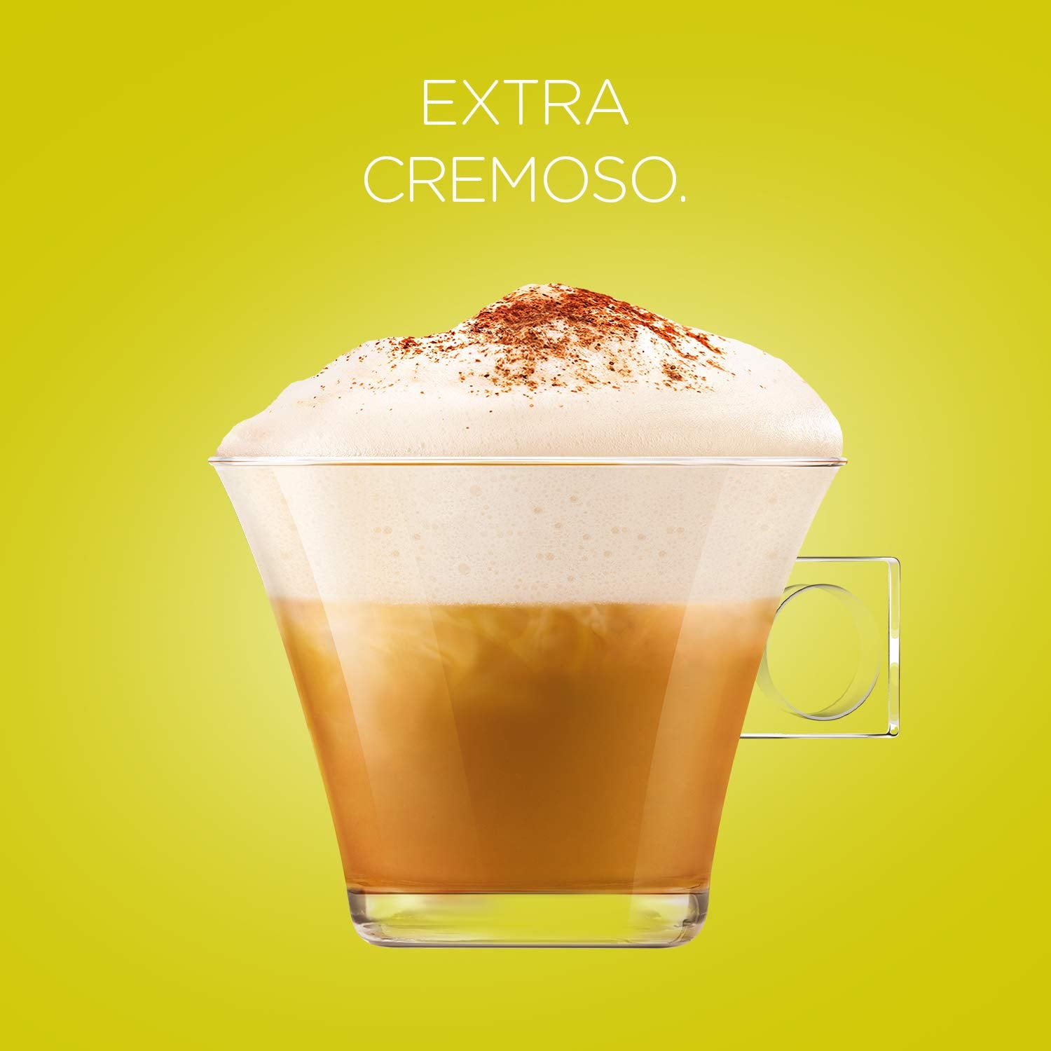 Latte Macchiato Vorratsbox 90 Kaffeekapseln (Aromatischer Espresso, 3-Schichten -Köstlichkeit aus feinem Milchschaum & Cappuccino, 48 Kaffeekapseln