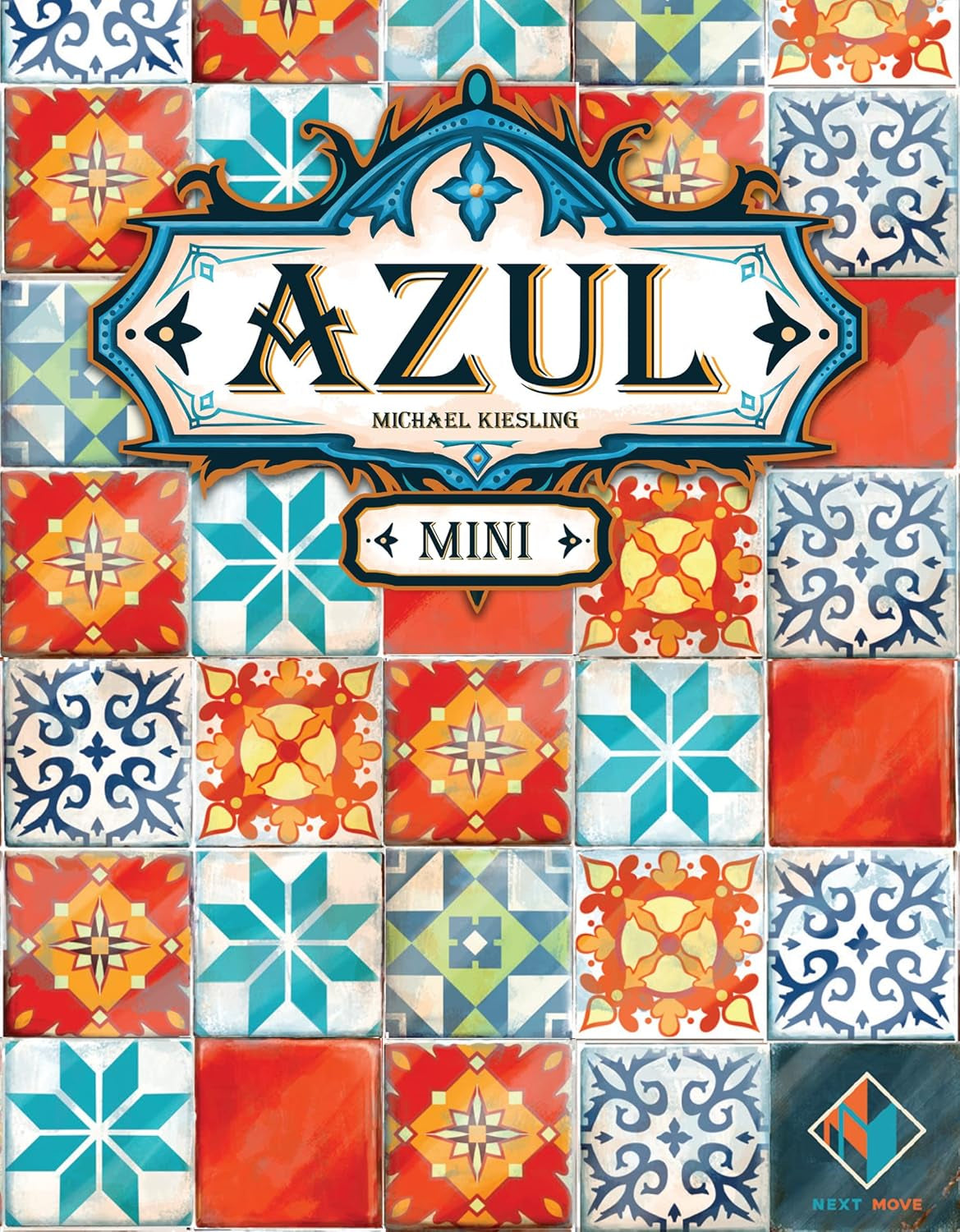 Next Move Games, Azul Mini, family game, board game, 2-4 players, ages 8+, 30-45 minutes, German