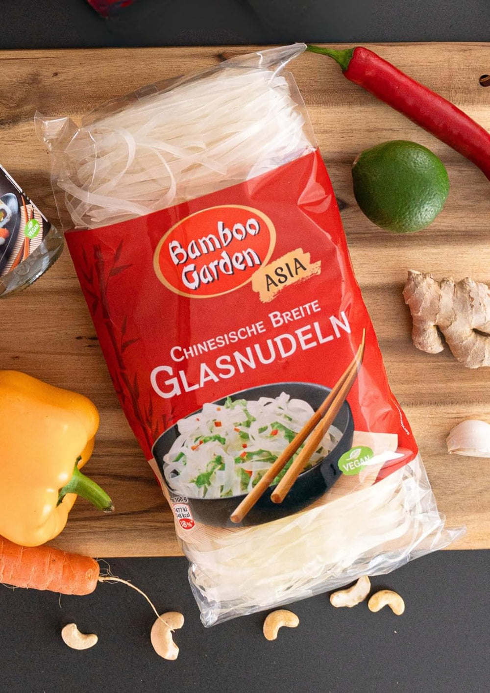 Chinese Glass Wide Noodles, 250g (packaging design may vary)