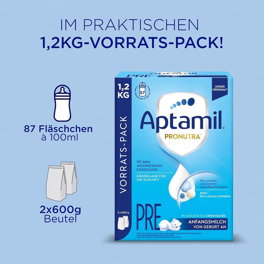 Aptamil Pronutra initial food pre, from birth, without palm oil, with delicate Lactofidus process, supply package 1.2 kg Mother and Child Naty Shop