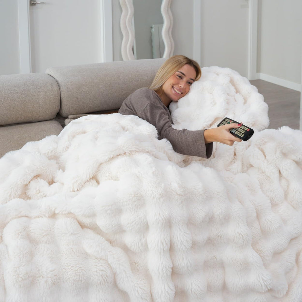 Flamingueo cozy blanket - thermal blanket, weighted blanket, polyester, sofa blanket, room decoration, fleece blanket, warmth, beds, blanket, winter blanket Beds and Blankets Besuche den Flamingueo-Store