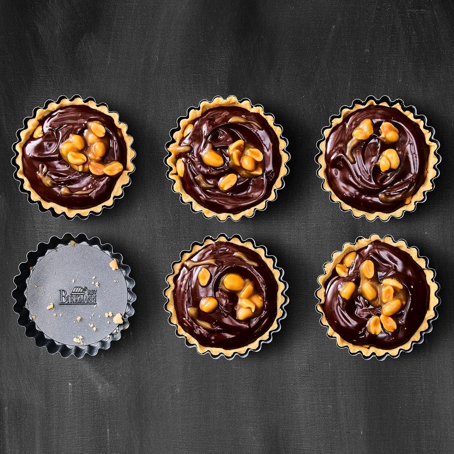 RBV Birkmann Premium Baking, tart pan, Ø 10 cm, 6 pieces, with removable base Molds and baking trays Naty Shop