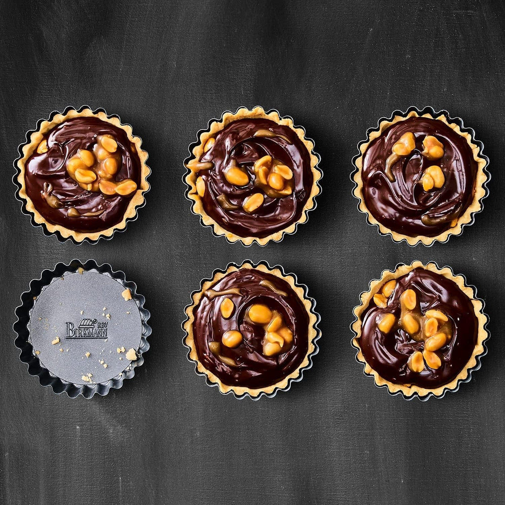 RBV Birkmann Premium Baking, tart pan, Ø 10 cm, 6 pieces, with removable base Molds and baking trays Naty Shop