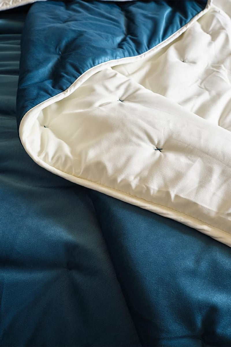 Toison D'Or Denali plapuma, 180 Cm X 240 Cm, păun, albastru Plapumi si pilote Naty Shop