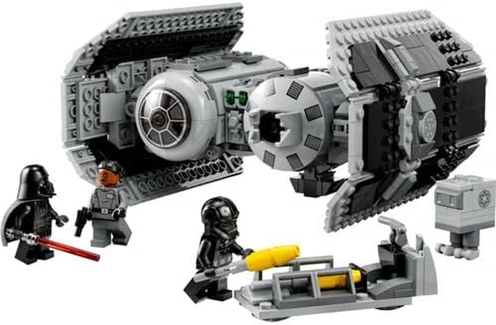 LEGO Star Wars TIE Bomber Model Kit with Darth Vader Minifigures with Lightsaber and Gonk Droid, Starfighter Buildable Toy as a Gift 75347 Building Sets Besuche den LEGO-Store