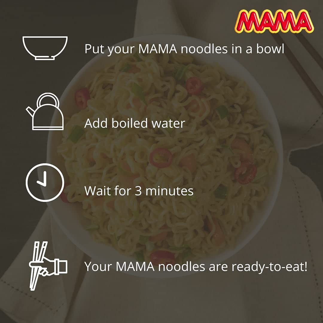 MAMA - Instant noodles with vegetables - (1 x 60g)