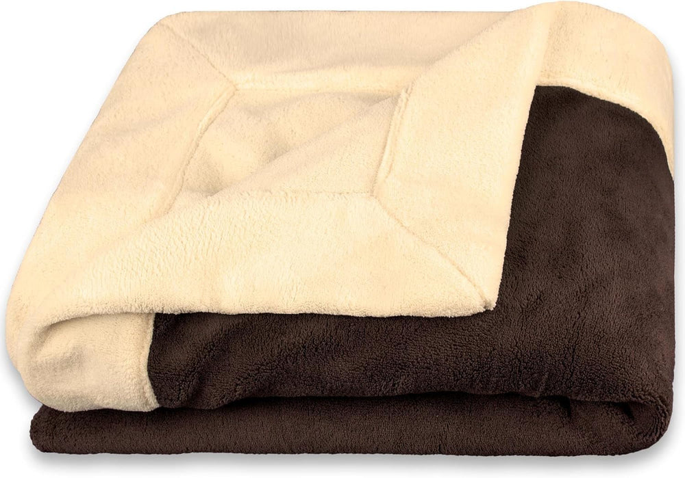 Celinatex fluffy blanket 150 X 200 Cm light blue sofa blanket warm soft microfiber blanket Fleece Oeko-Tex Montreal Beds and Covers Besuche den CelinaTex-Store Beige / dark brown 150 X 200 Cm