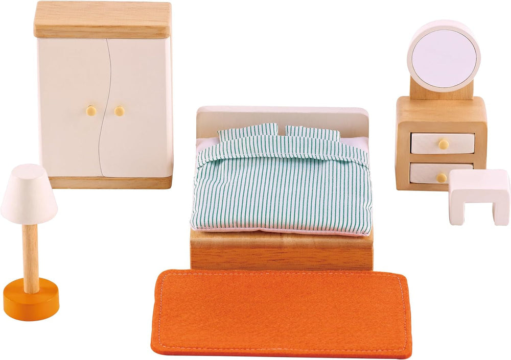 Hape E3459 - Children's room, small Dollhouses Naty Shop Bedroom