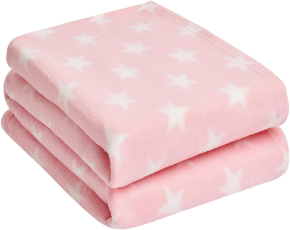 DREAMSCENE comfortable blanket fluffy blanket fleece blanket - living room blanket warm winter soft, sofa blanket, sofa blanket, cuddly blanket children, living room & cuddly blankets 120X150Cm, sofa throw blanket gray stars Beds and Blankets Besuche den DREAMSCENE-Store Pink 120 X 150 Cm