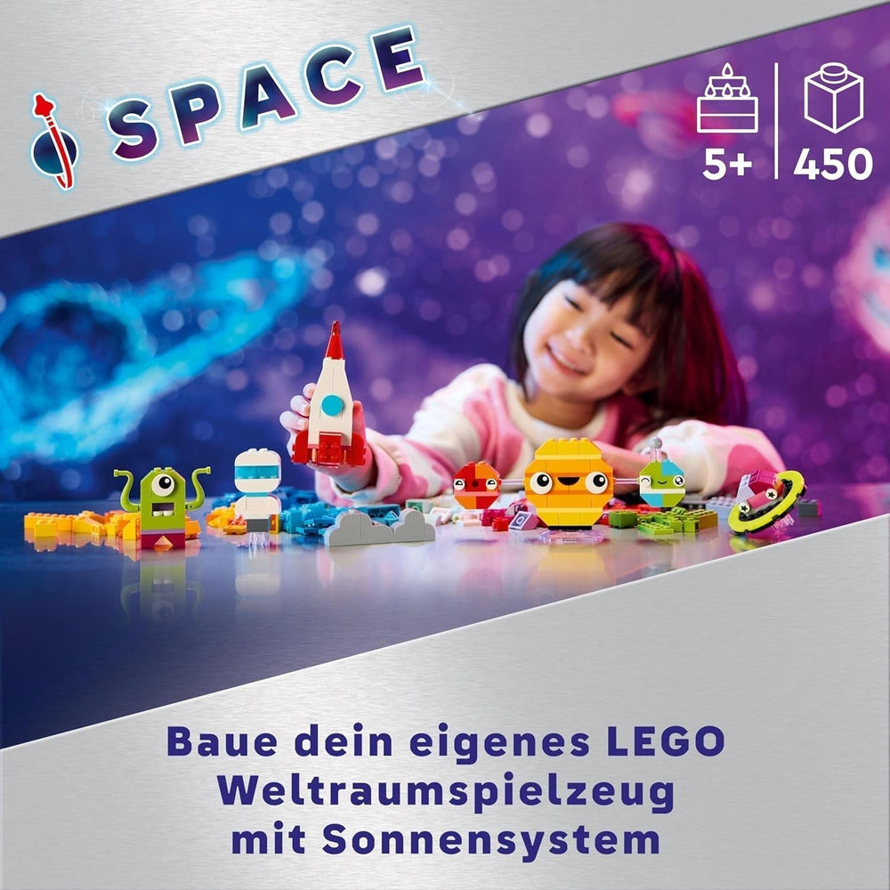 LEGO Classic Creative Space Planets Solar System Building Model for Kids Space Toy with Rocket Spaceship Planets and Aliens Gift for Children 5 Years Old Boys and Girls 11037 Building Sets Beuche den LEGO-Store