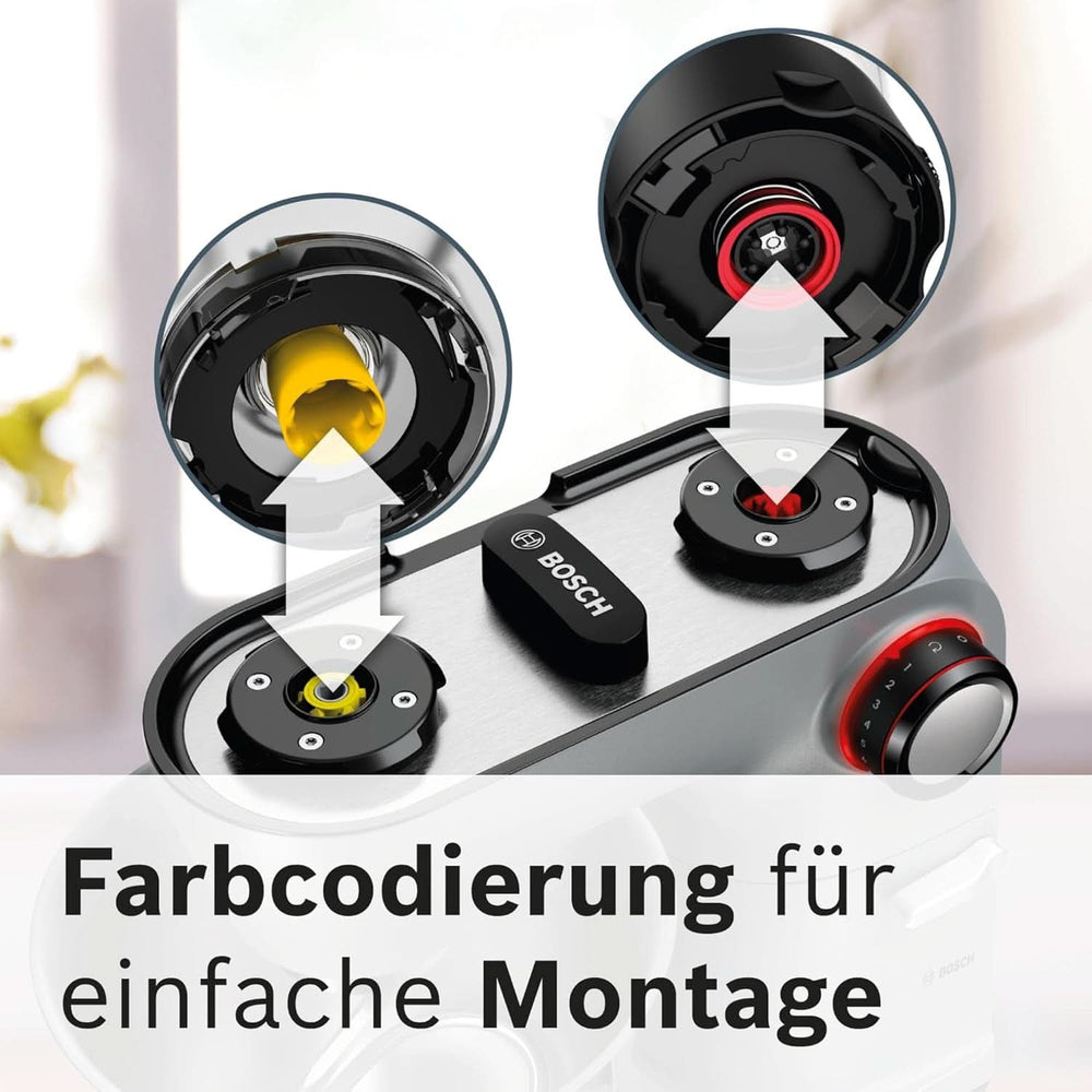 Food processor Bosch Series 8 MUM9AX5S00, stainless steel bowl 5.5 L, 1600W Mother and Child Naty Shop