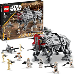LEGO Star Wars At-Te Walker Mobile Toy Model Minifigure Set Including 3 Clone Troopers, Battle Droids and Dwarf Spider Droid 75337 Building Sets Besuche den LEGO-Store Single