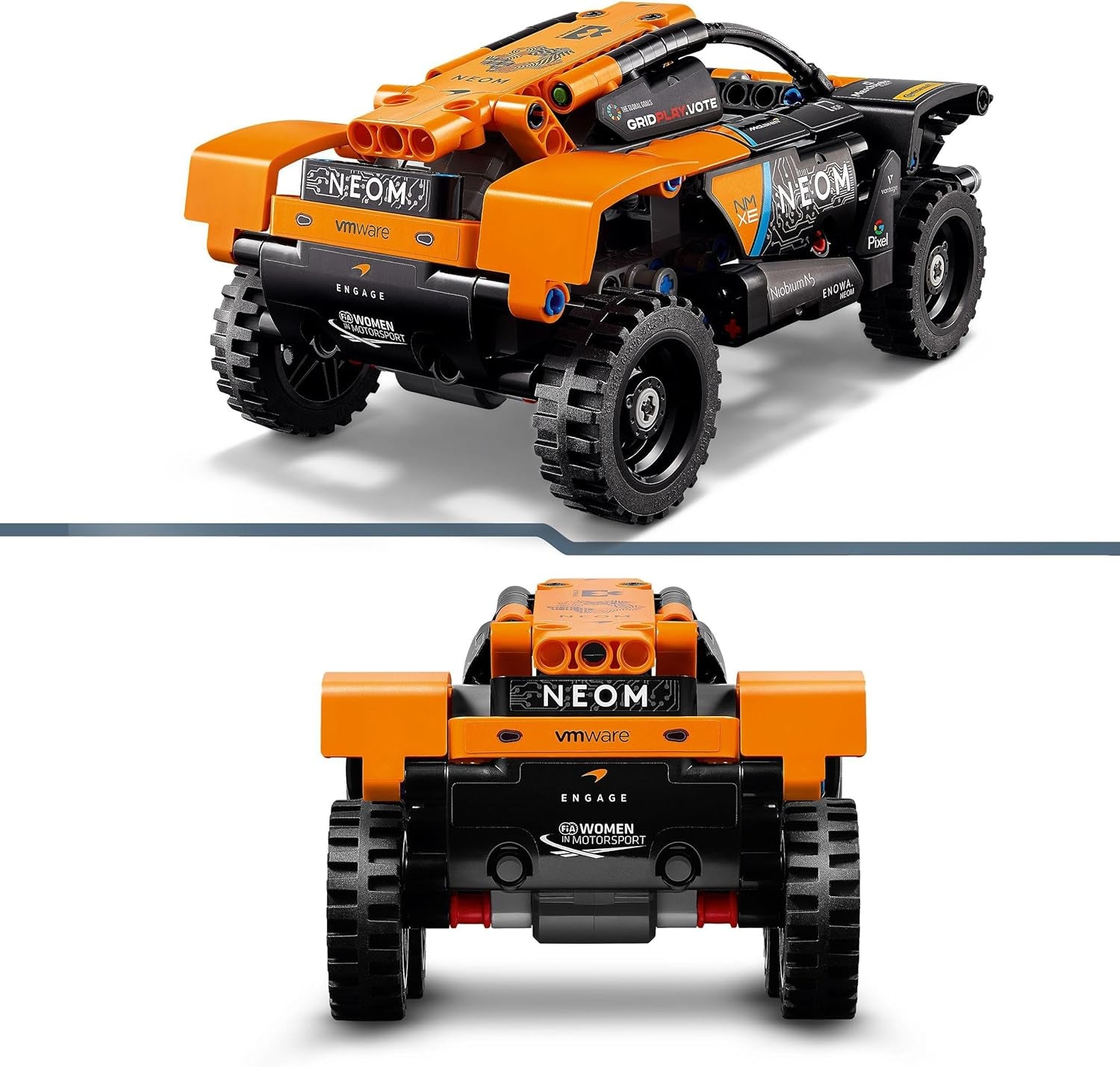 LEGO Technic NEOM Mclaren Extreme E Racing Car Set, Motor Toy for Kids, Buildable Wind Car, Technic Gift for Boys and Girls 7 Years Old 42166 Building Sets Besuche den LEGO-Store
